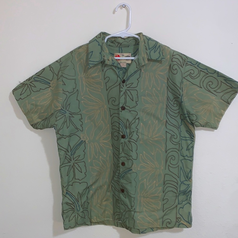 Hilo Hatties Boys Aloha Attire Button Up T-Shirt